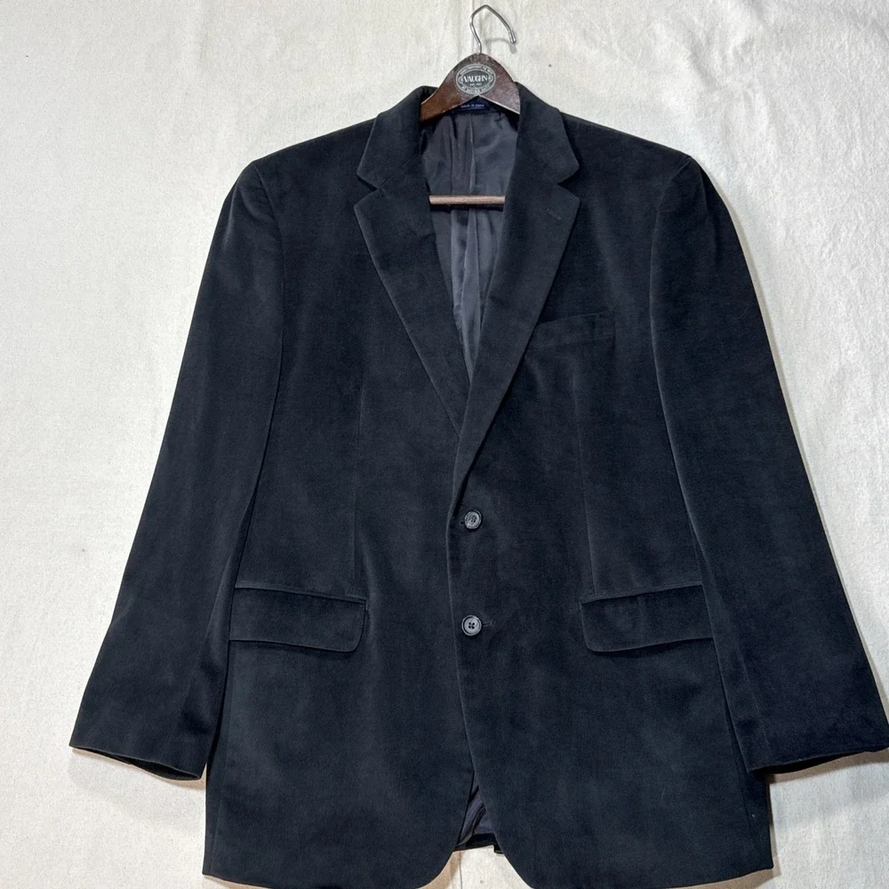Ralph Lauren Mens Corduroy Blazer Jacket Brown Size 43R Dillard's Exclusive